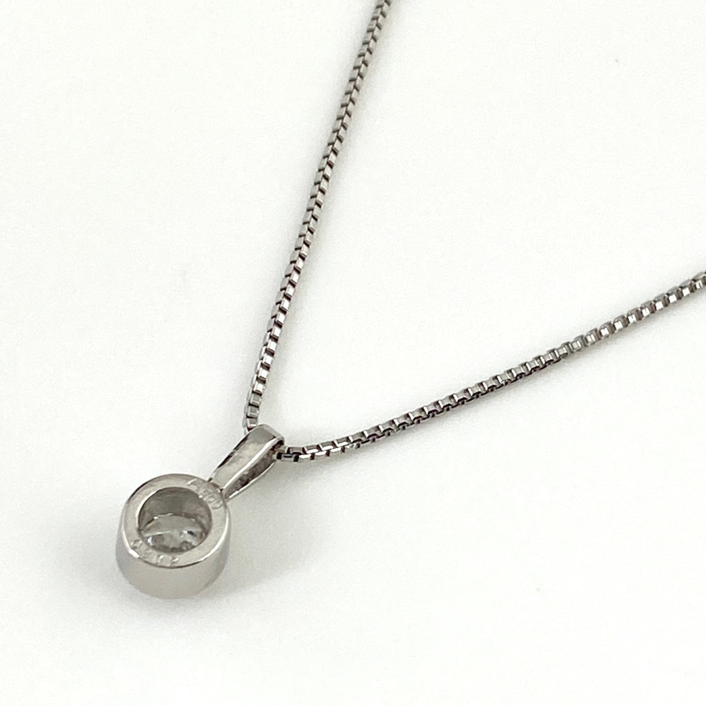 【在庫一掃】 ダイヤモンド デザインネックレス プラチナ ペンダント ネックレス Pt900 Pt850 ダイヤモンド レディース 【中古】 nbjwl