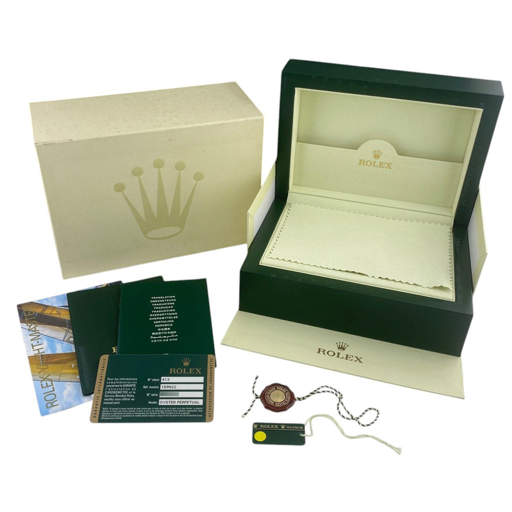 【保証書】ロレックス ヨットマスター ロレジウム 169622 腕時計 SS Pt 自動巻き シルバー レディース 【中古】  保証対象
 ラッピング可