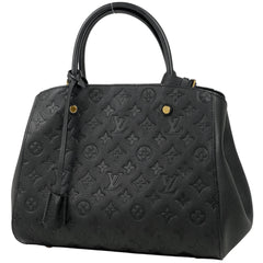 ルイ・ヴィトン モンテーニュ MM 2WAY ショルダーバッグ ハンドバッグ モノグラムアンプラント ノワール(ブラック) M41048 レディース 【中古】brbag