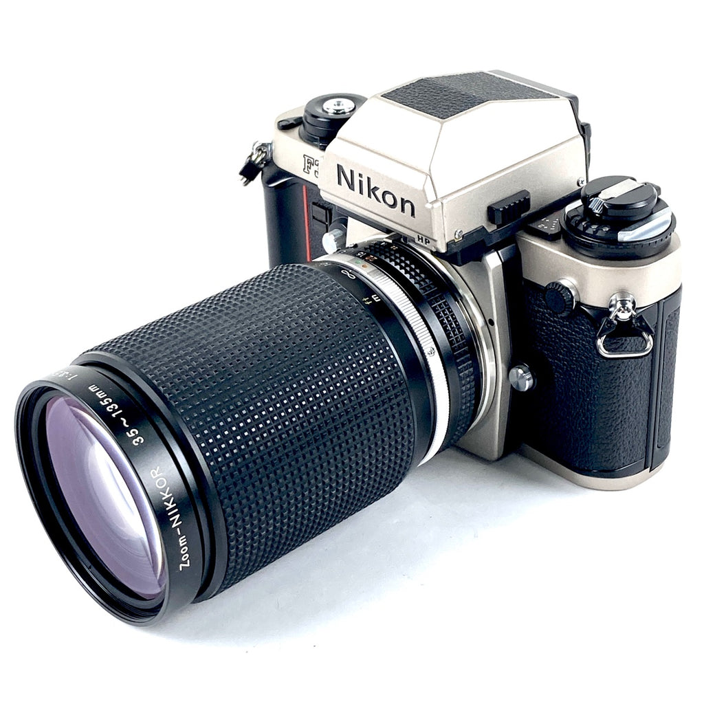 ニコン Nikon F3/T チタン シルバー ＋ Ai-S NIKKOR 35-135mm F3.5-4.5 フィルム マニュアルフォーカス 一眼レフカメラ 【中古】