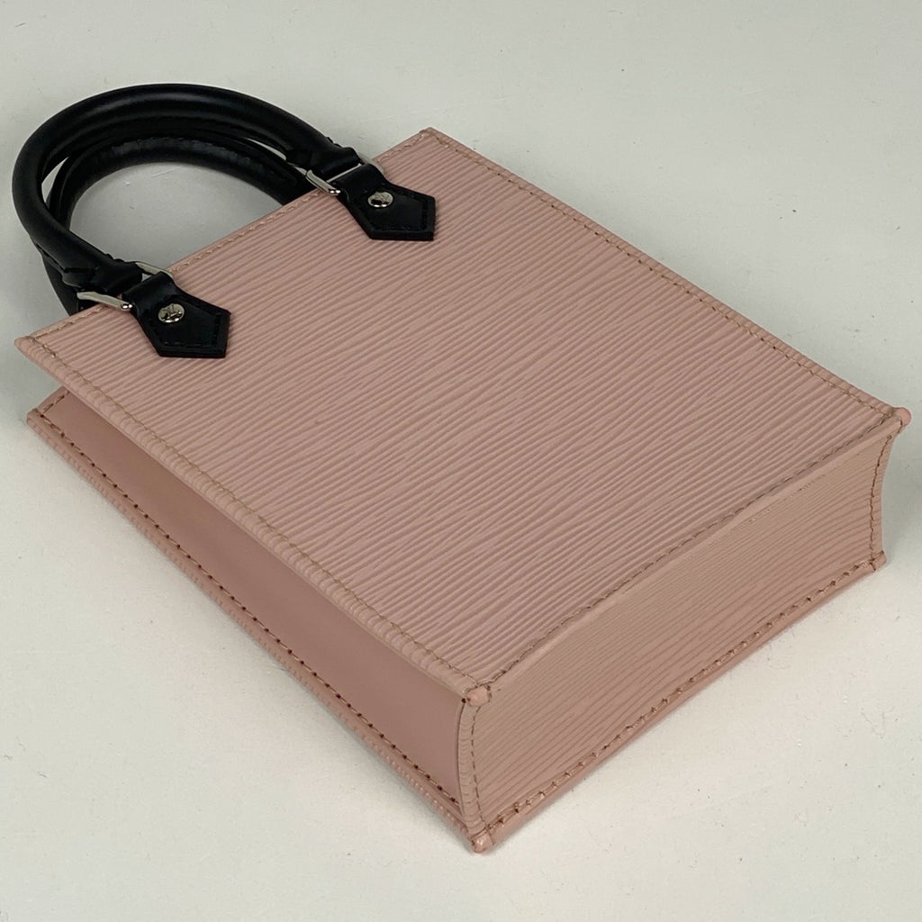 ルイ・ヴィトン プティット サックプラ 2WAY ショルダーバッグ バイカラー ハンドバッグ エピ ローズバレリーヌ ノワール M69575 レディース 【中古】brbag
