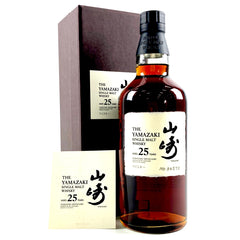 【東京都内限定お届け】 サントリー SUNTORY 山崎 25年 シングルモルト 700ml 国産ウイスキー 【古酒】liqbb