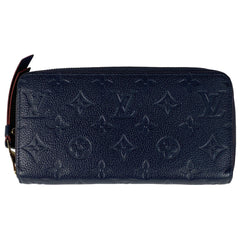 ルイ・ヴィトン ジッピー ウォレット 札入れ 小銭入れ ラウンドファスナー ラウンドジップ 長財布 モノグラムアンプラント マリーヌルージュ(ネイビー) M62121 レディース 【中古】brbag