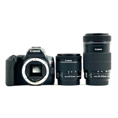 キヤノン Canon EOS Kiss X10 ダブルズームキット ブラック デジタル 一眼レフカメラ 【中古】cambb