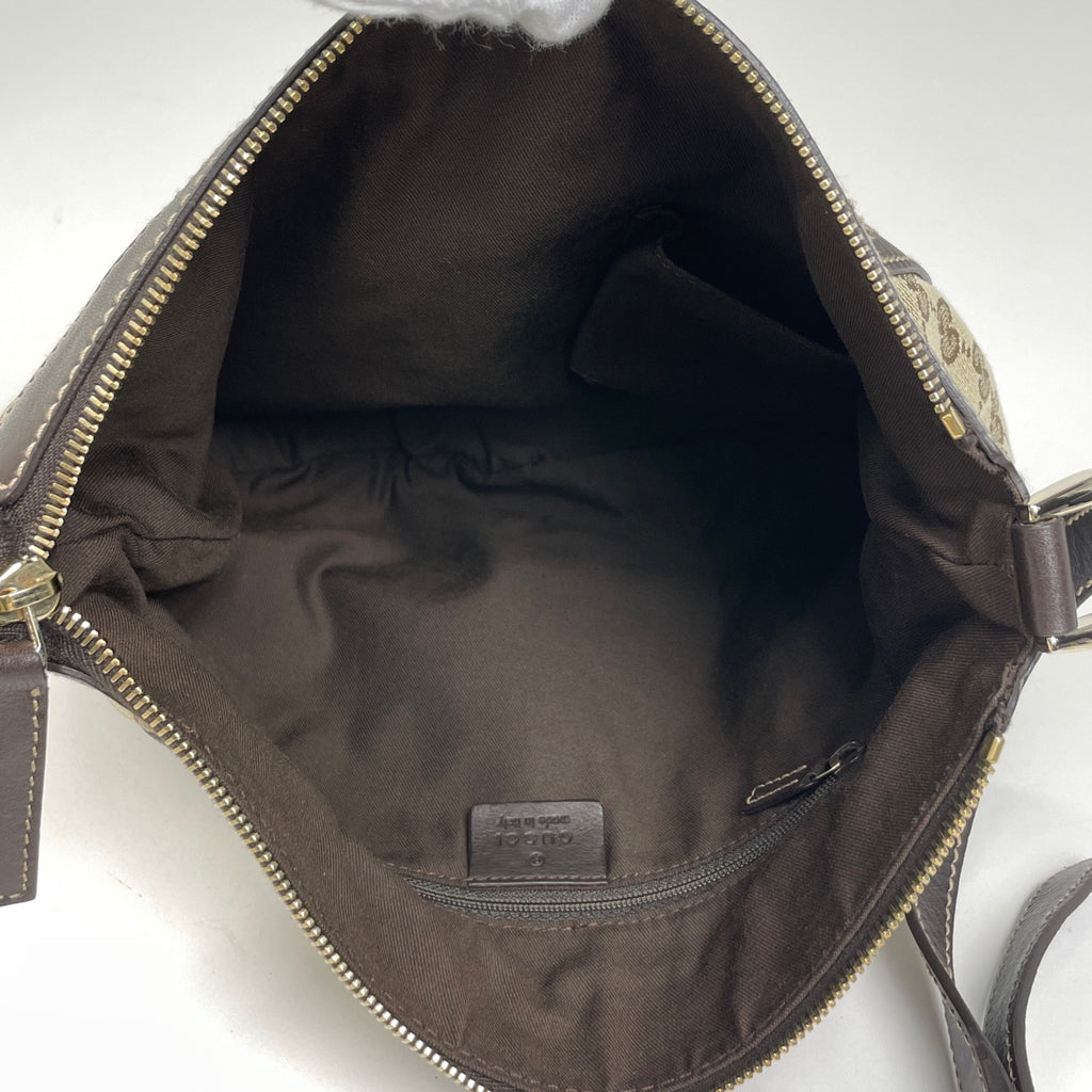グッチ GG柄 ショルダーバッグ アビー ショルダーバッグ GGキャンバス ブラウン 203257 レディース 【中古】brbag