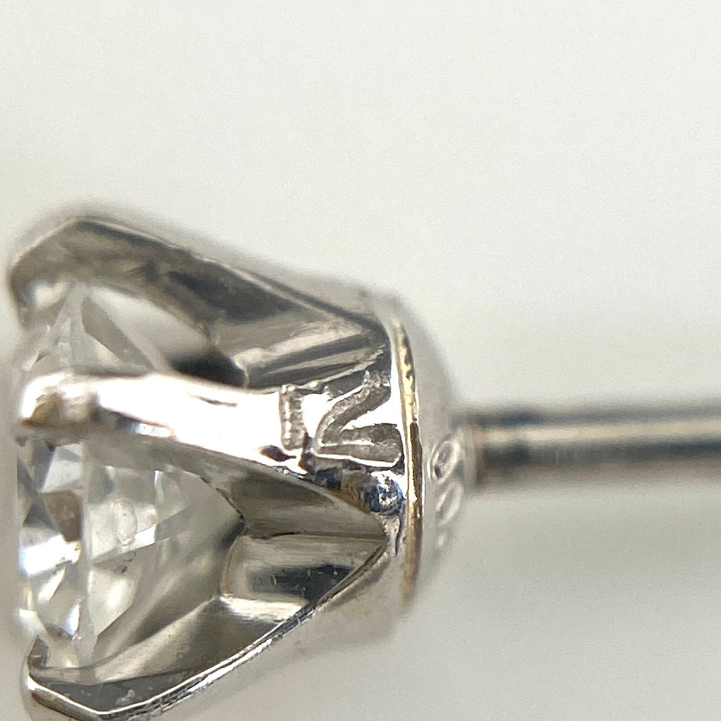メレダイヤ デザインピアス プラチナ ピアス Pt900 ダイヤモンド レディース 【中古】nbjwl