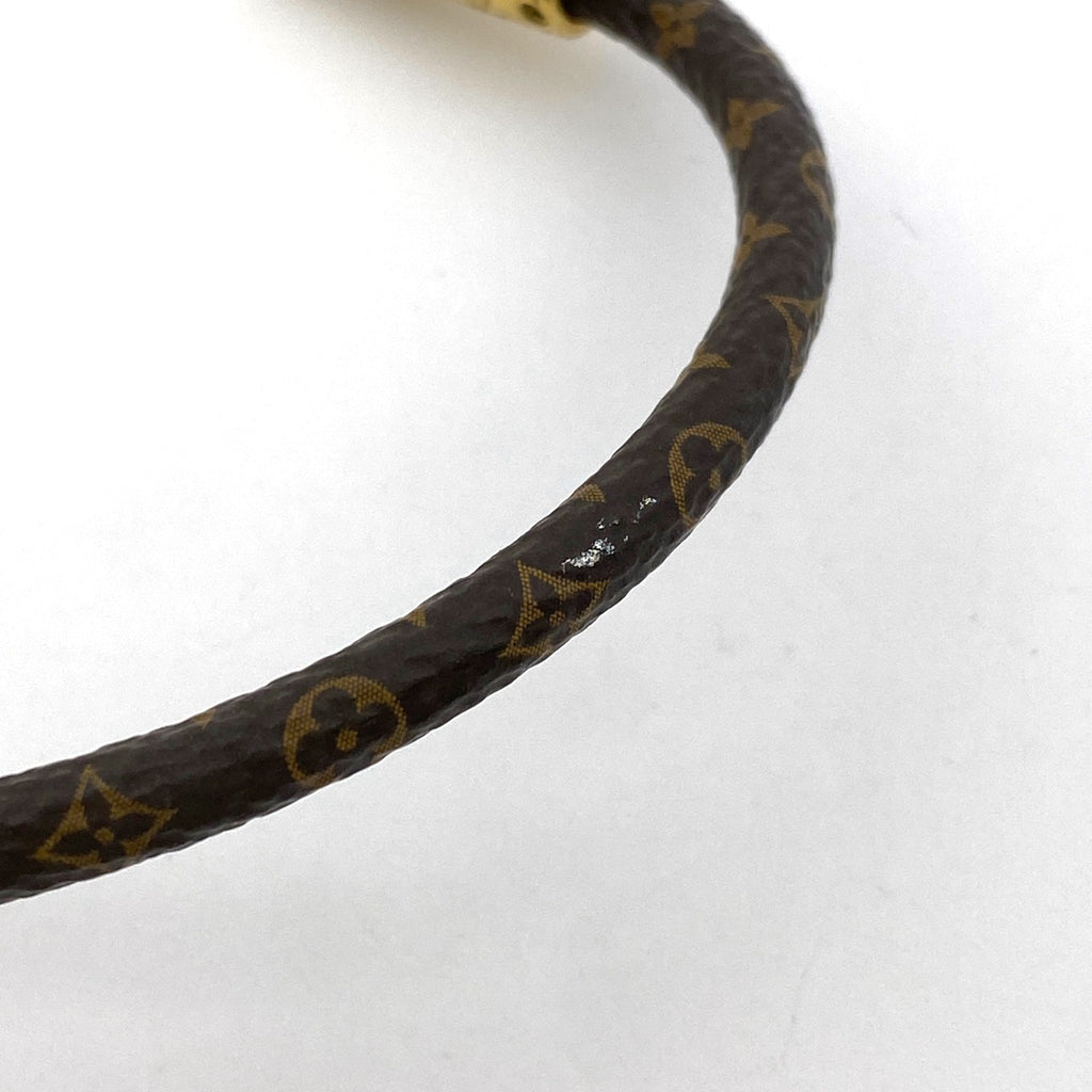 ルイ・ヴィトン ブレスレット LV コンフィデンシャル バングル ブレスレット モノグラム GP ブラウン  レディース 【中古】bracc