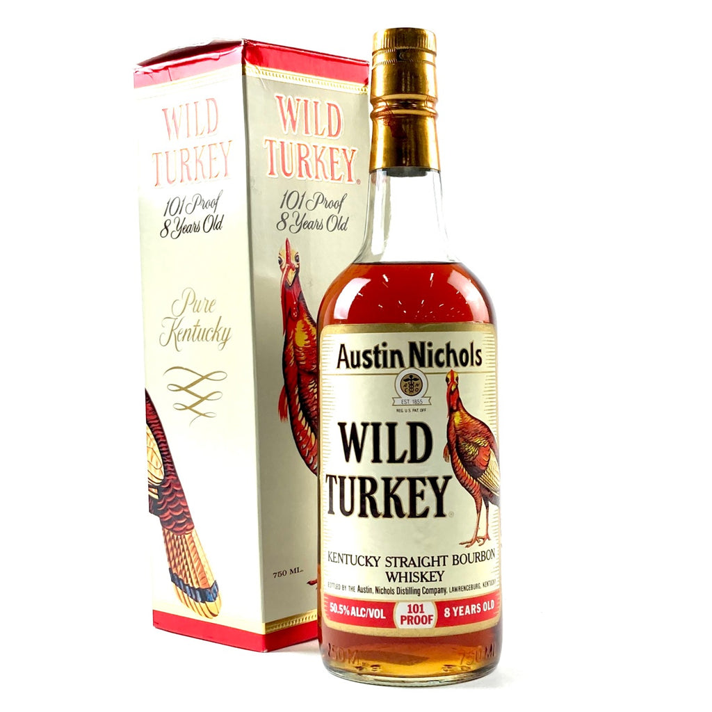 ワイルドターキー WILD TURKEY 8年 旧旧ラベル 750ml アメリカンウイスキー 【古酒】