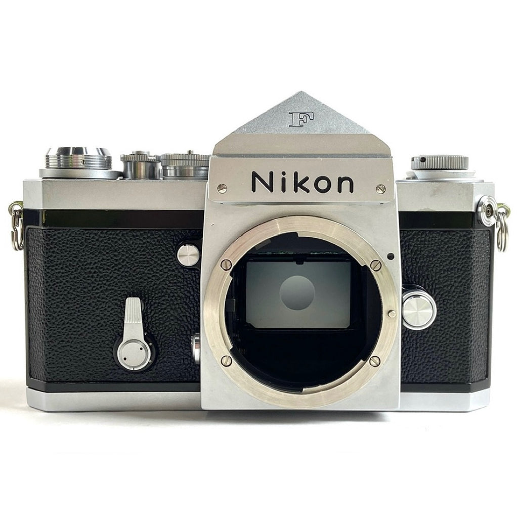 ニコン Nikon F アイレベル シルバー ボディ フィルム マニュアルフォーカス 一眼レフカメラ 【中古】