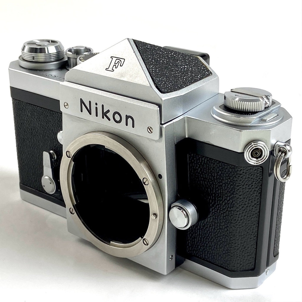 ニコン Nikon F アイレベル シルバー ボディ フィルム マニュアルフォーカス 一眼レフカメラ 【中古】