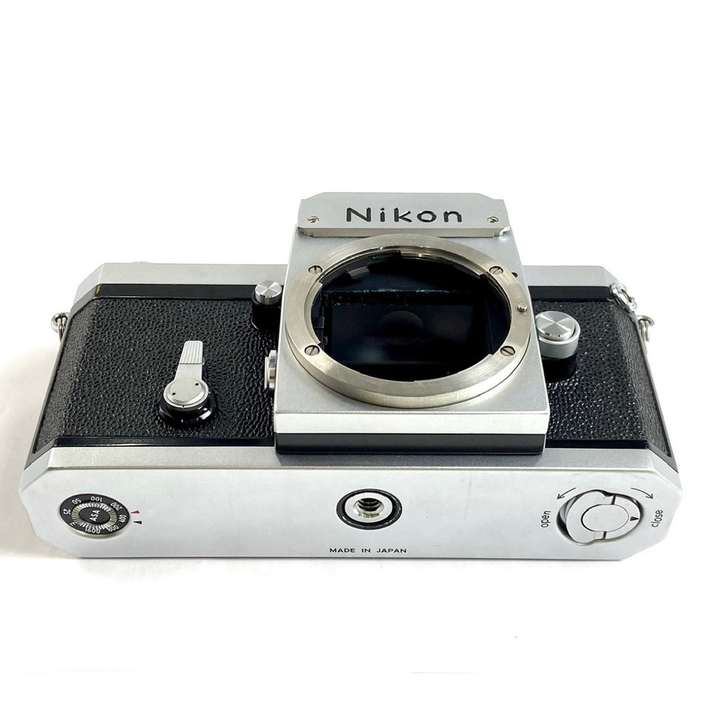 ニコン Nikon F アイレベル シルバー ボディ フィルム マニュアルフォーカス 一眼レフカメラ 【中古】