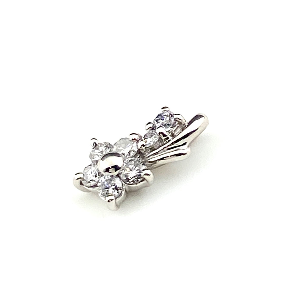 メレダイヤ デザインペンダントトップ プラチナ  ペンダントトップ Pt900 ダイヤモンド レディース 【中古】nbjwl