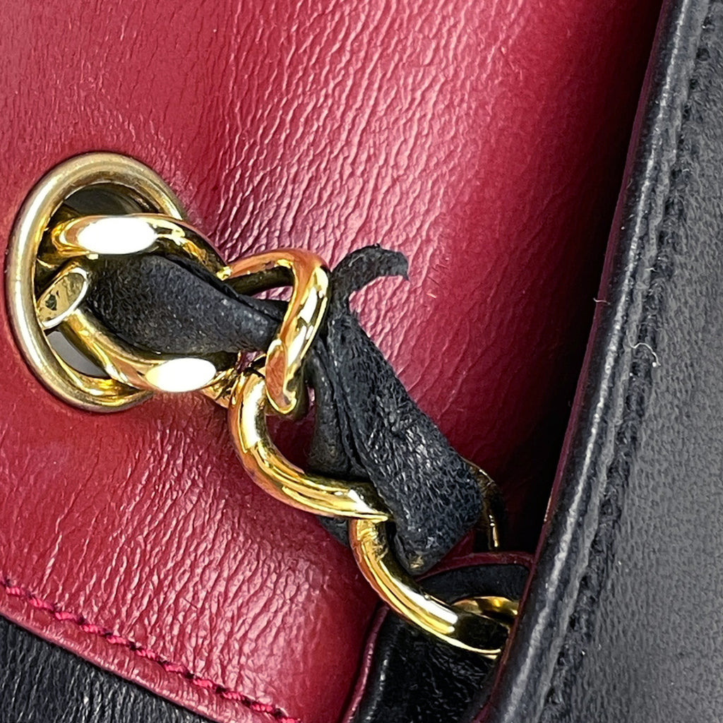 【在庫一掃】 シャネル マドモアゼル チェーン ショルダーバッグ ココマーク サークル ショルダーバッグ レザー ブラック レディース 【中古】 brbag