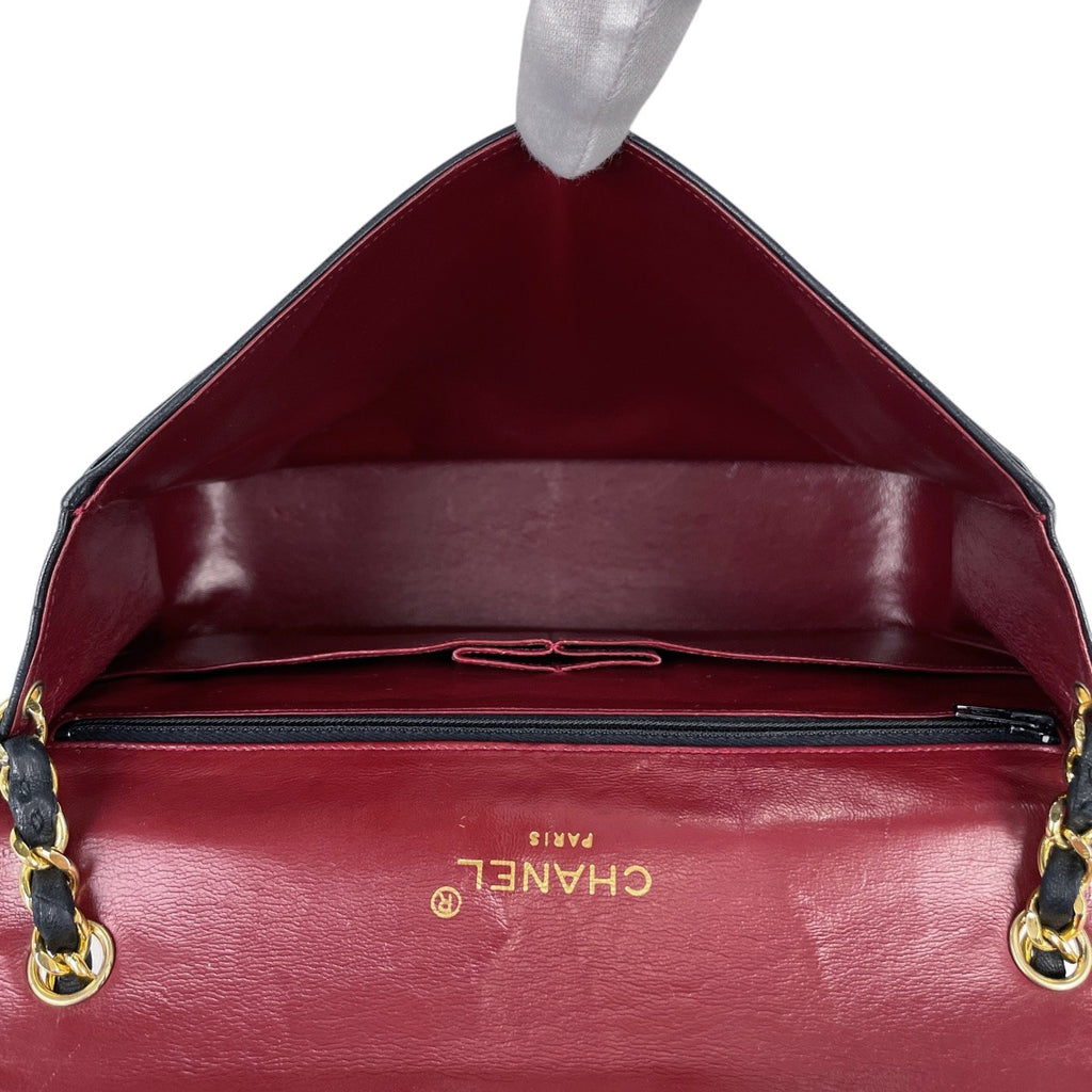 【在庫一掃】 シャネル マドモアゼル チェーン ショルダーバッグ ココマーク サークル ショルダーバッグ レザー ブラック レディース 【中古】 brbag