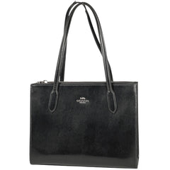 【ジャンク品】コーチ ロゴ トートバッグ 肩掛け トートバッグ レザー ブラック CL398 レディース 【中古】 brbag