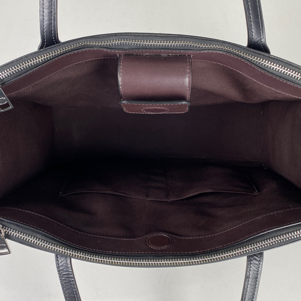 【ジャンク品】コーチ ロゴ トートバッグ 肩掛け トートバッグ レザー ブラック CL398 レディース 【中古】 brbag