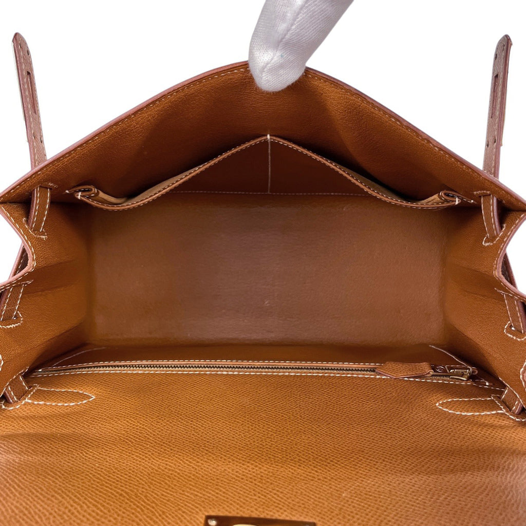 エルメス ケリー 28 外縫い 2WAY ショルダーバッグ ハンドバッグ クシュベル ゴールド 〇X レディース 【中古】 brbag