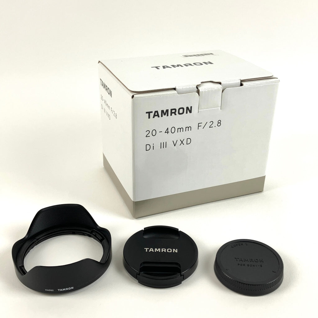 タムロン TAMRON 20-40mm F2.8 Di III VXD A062S (ソニー E用) 一眼カメラ用レンズ（オートフォーカス） 【中古】
