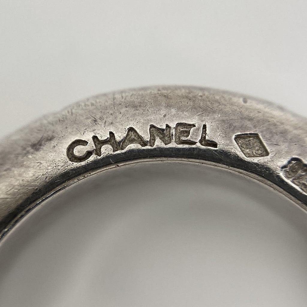 シャネル ロゴ リング 指輪 リング 12号 シルバー925 シルバー レディース 【中古】bracc