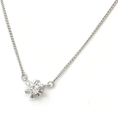 メレダイヤ デザインネックレス プラチナ ペンダント ネックレス Pt850 ダイヤモンド レディース 【中古】nbjwl