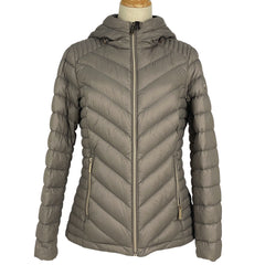 マイケルコース ロゴ ダウンジャケット アウター ダウンジャケット ベージュ レディース 【中古】brapp