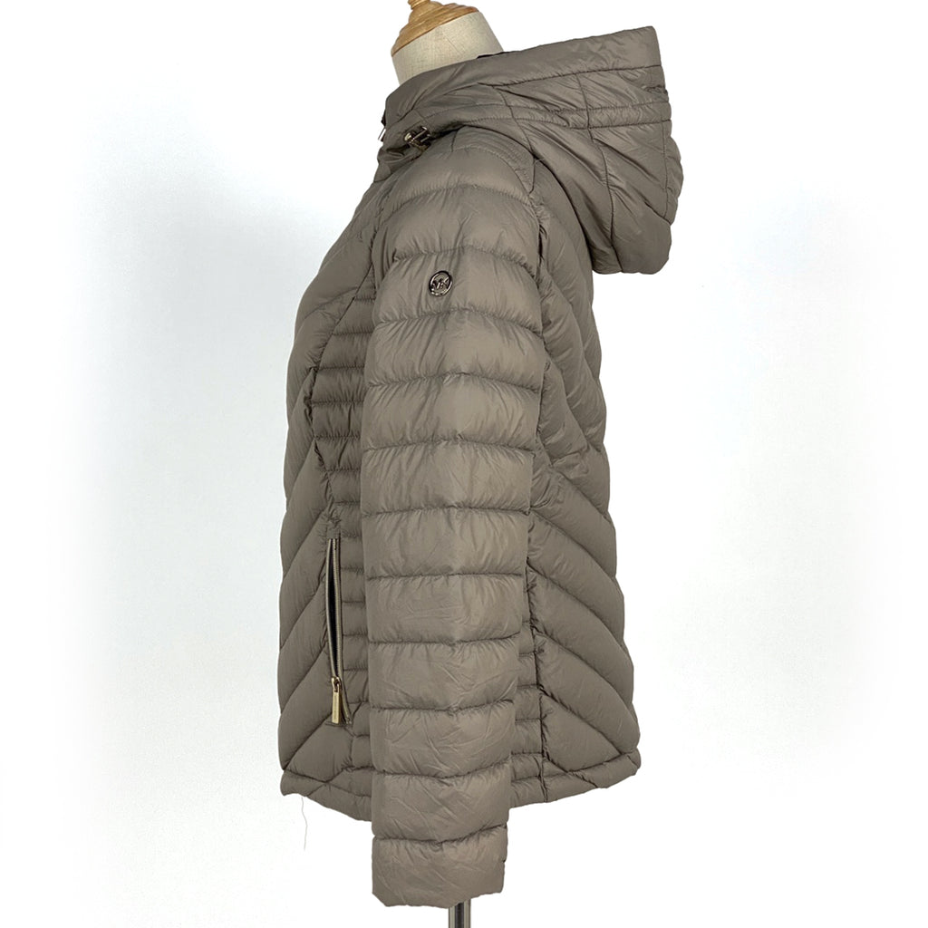 マイケルコース ロゴ ダウンジャケット アウター ダウンジャケット ベージュ レディース 【中古】brapp