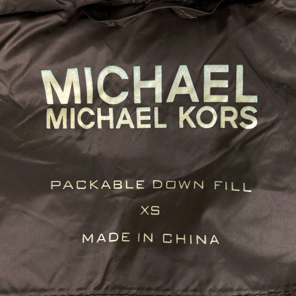 マイケルコース ロゴ ダウンジャケット アウター ダウンジャケット ベージュ レディース 【中古】brapp