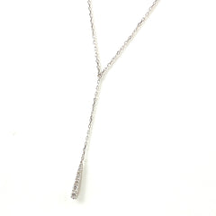 メレダイヤ デザインネックレス プラチナ ペンダント ネックレス Pt900 ダイヤモンド レディース 【中古】nbjwl