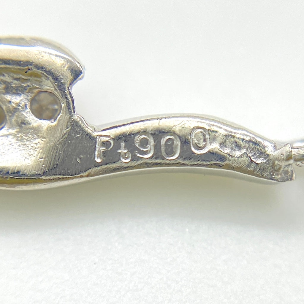 メレダイヤ デザインネックレス プラチナ ペンダント ネックレス Pt900 Pt850 ダイヤモンド レディース 【中古】 
 ラッピング可