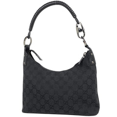 グッチ GG柄 ショルダーバッグ ワンショルダー ショルダーバッグ GGキャンバス ブラック 115002 レディース 【中古】brbag