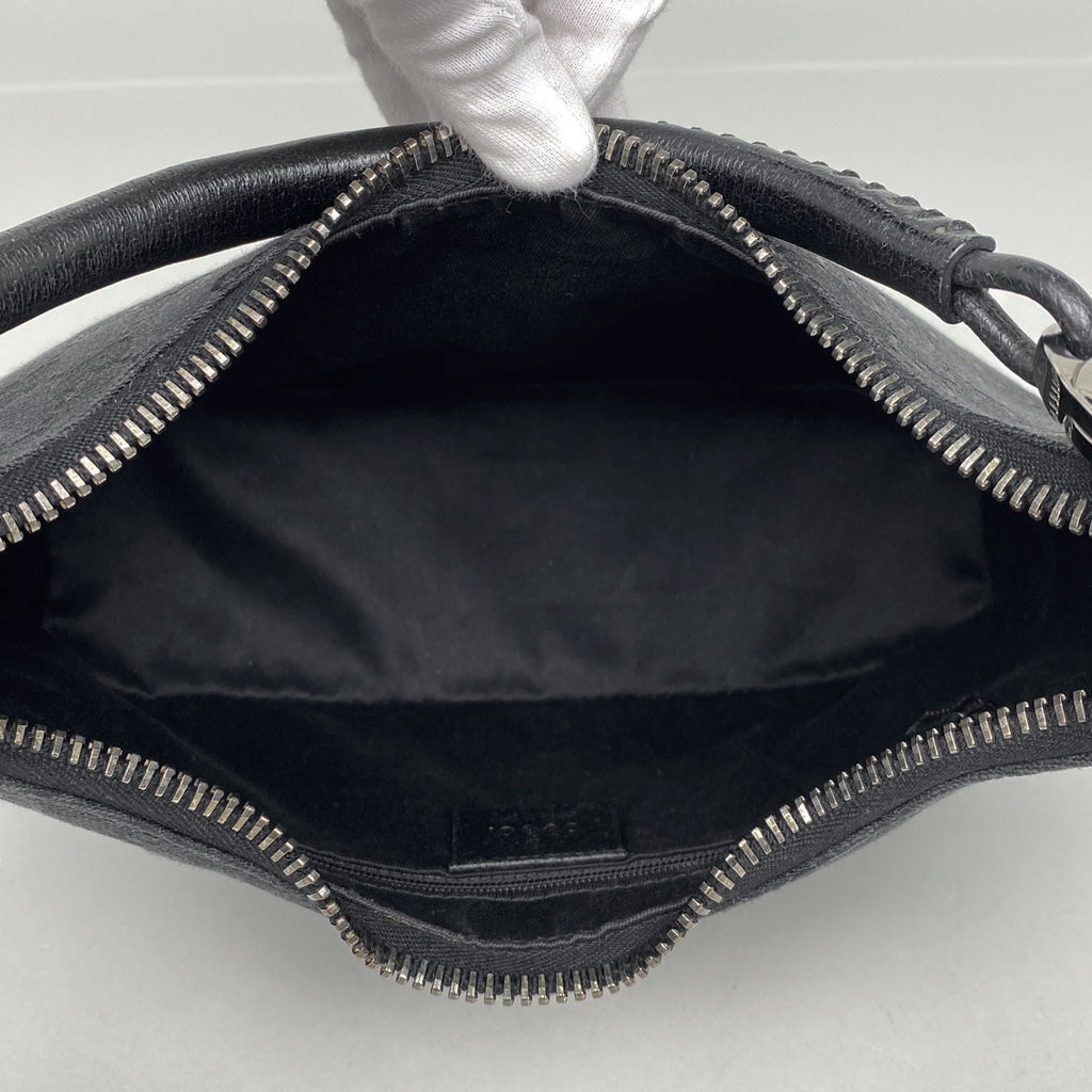 グッチ GG柄 ショルダーバッグ ワンショルダー ショルダーバッグ GGキャンバス ブラック 115002 レディース 【中古】brbag
