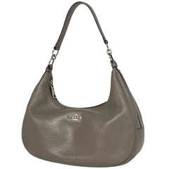 コーチ ロゴ ハンドバッグ 2WAY ショルダーバッグ ハンドバッグ レザー グレージュ F35250 レディース 【中古】 brbag