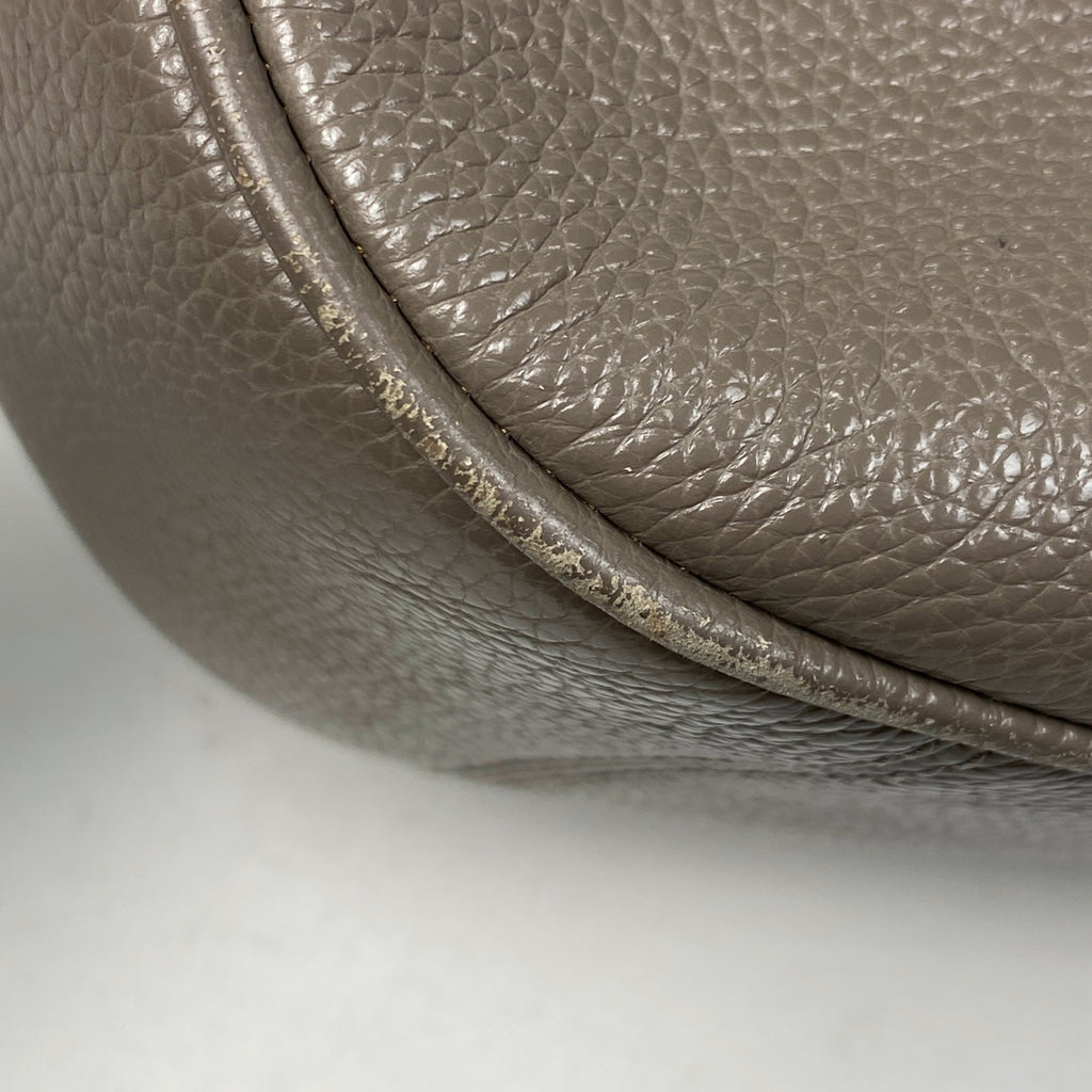 コーチ ロゴ ハンドバッグ 2WAY ショルダーバッグ ハンドバッグ レザー グレージュ F35250 レディース 【中古】 brbag