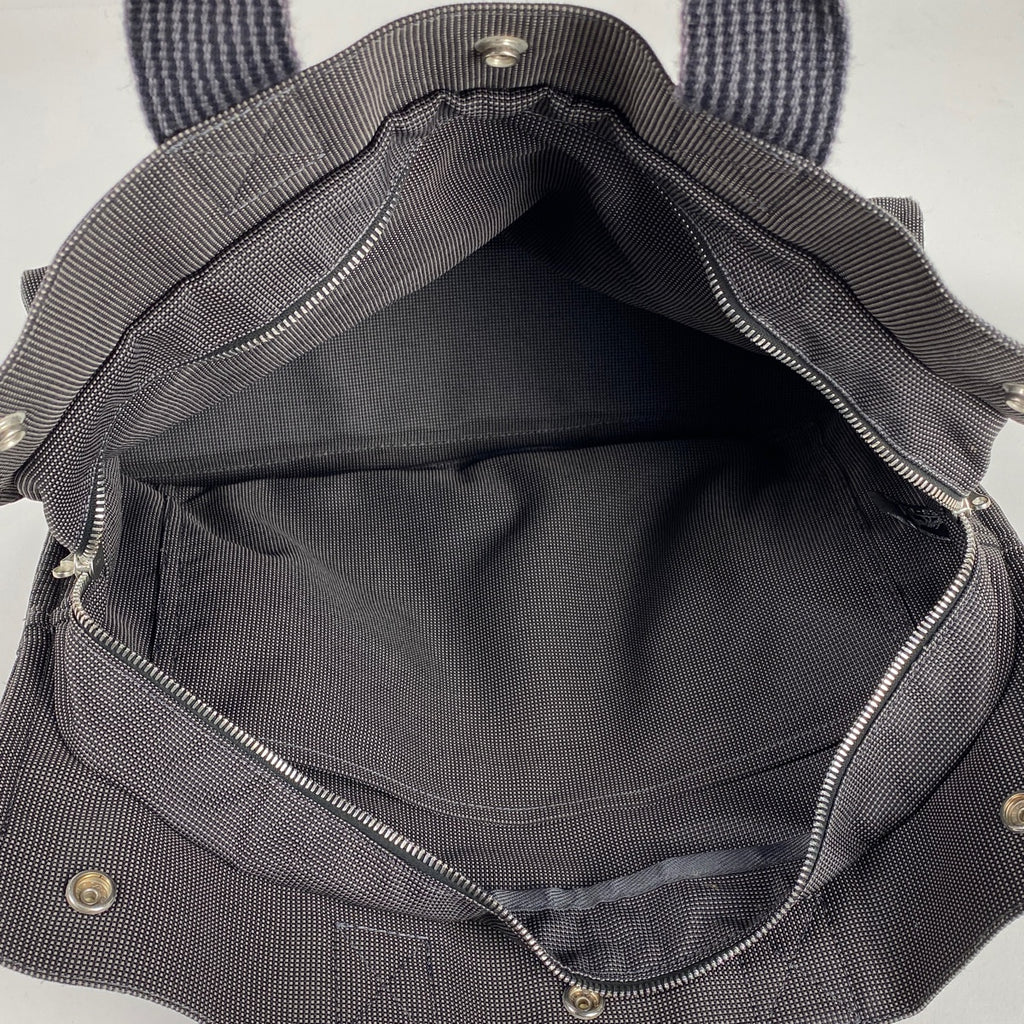 エルメス エールライン MM ハンドバッグ トートバッグ ナイロンキャンバス グレー レディース 【中古】brbag