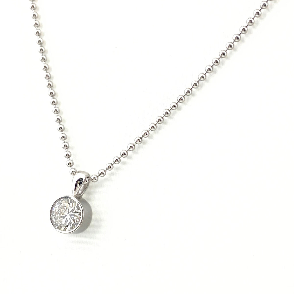 ダイヤモンド デザインネックレス プラチナ ペンダント ネックレス Pt900 Pt850 ダイヤモンド レディース 【中古】nbjwl