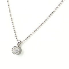 ダイヤモンド デザインネックレス プラチナ ペンダント ネックレス Pt900 Pt850 ダイヤモンド レディース 【中古】nbjwl