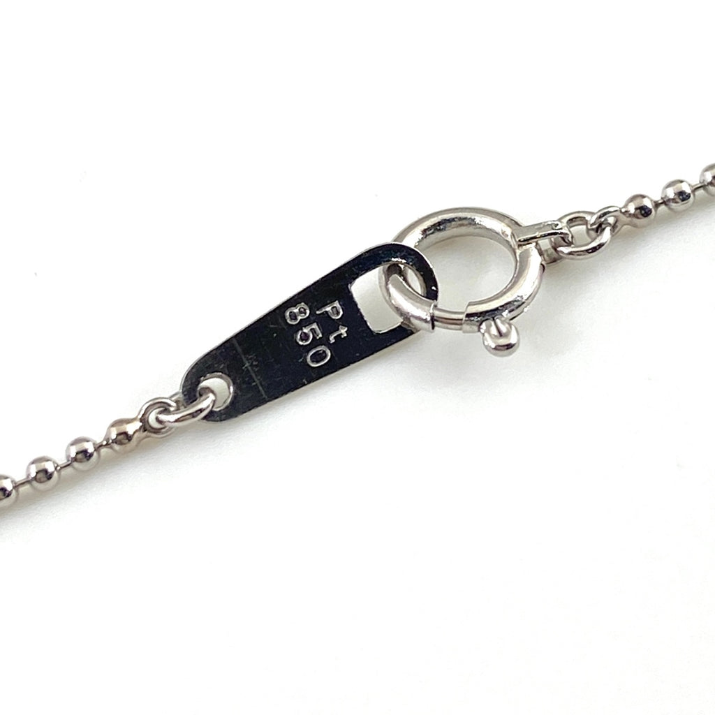 ダイヤモンド デザインネックレス プラチナ ペンダント ネックレス Pt900 Pt850 ダイヤモンド レディース 【中古】nbjwl