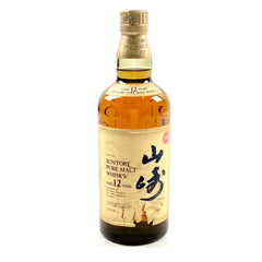 【東京都内限定お届け】 サントリー SUNTORY 山崎 12年 ピュアモルト 750ml 国産ウイスキー 【古酒】