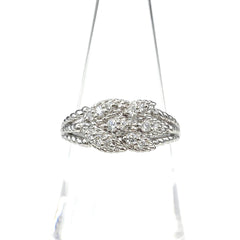 ポーラ メレダイヤ デザインリング プラチナ 指輪 リング 14号 Pt900 ダイヤモンド レディース 【中古】brjwl