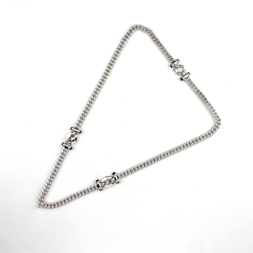 ウノアエレ オニキス デザインネックレス ネックレス 750 オニキス レディース 【中古】brjwl
