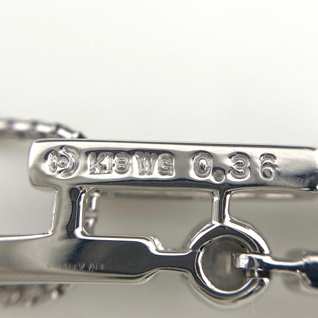タサキ メレダイヤ デザインネックレス WG ホワイトゴールド ペンダント ネックレス K18 WG ダイヤモンド レディース 【中古】brjwl