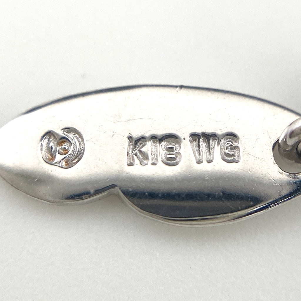 タサキ メレダイヤ デザインネックレス WG ホワイトゴールド ペンダント ネックレス K18 WG ダイヤモンド レディース 【中古】brjwl
