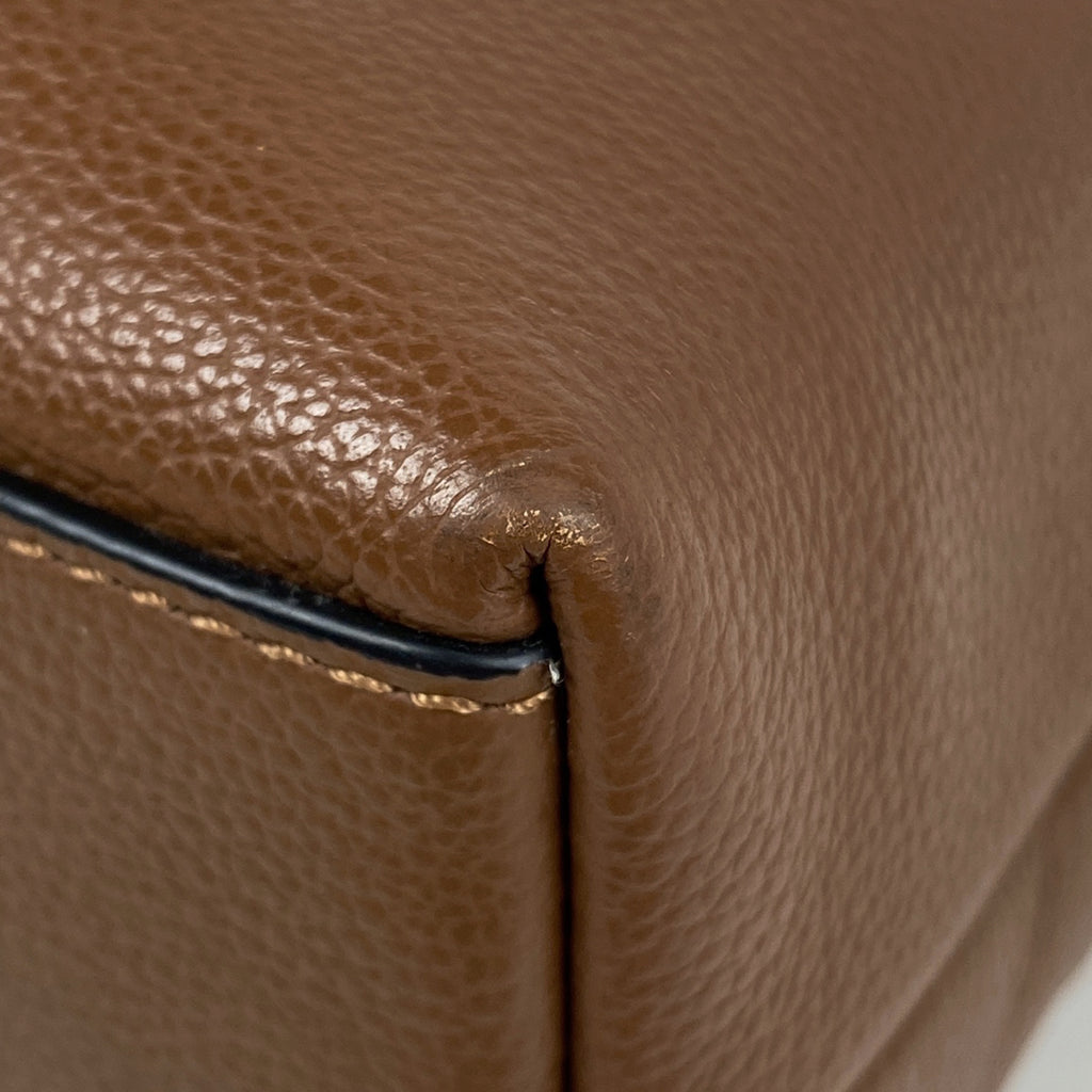 コーチ ロゴ トートバッグ 2WAY ショルダーバッグ トートバッグ レザー ブラウン F54759 レディース 【中古】 brbag