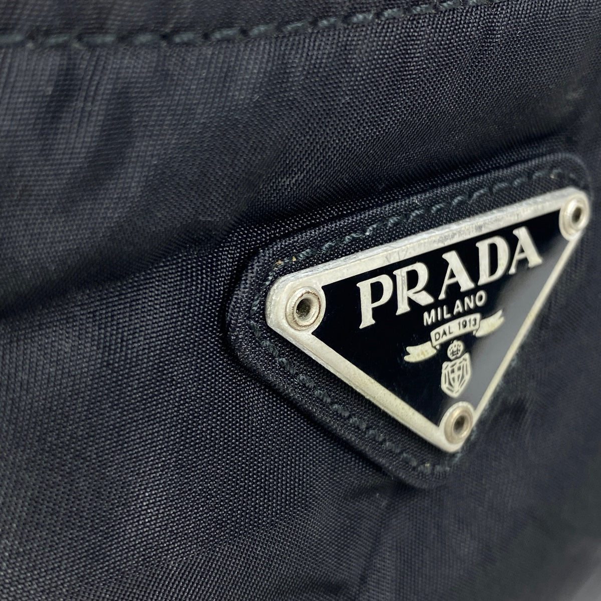 ショルダーバッグ ブラック 新品未使用 PRADA - プラダ PRADA ショルダーバッグ トライアングルロゴ