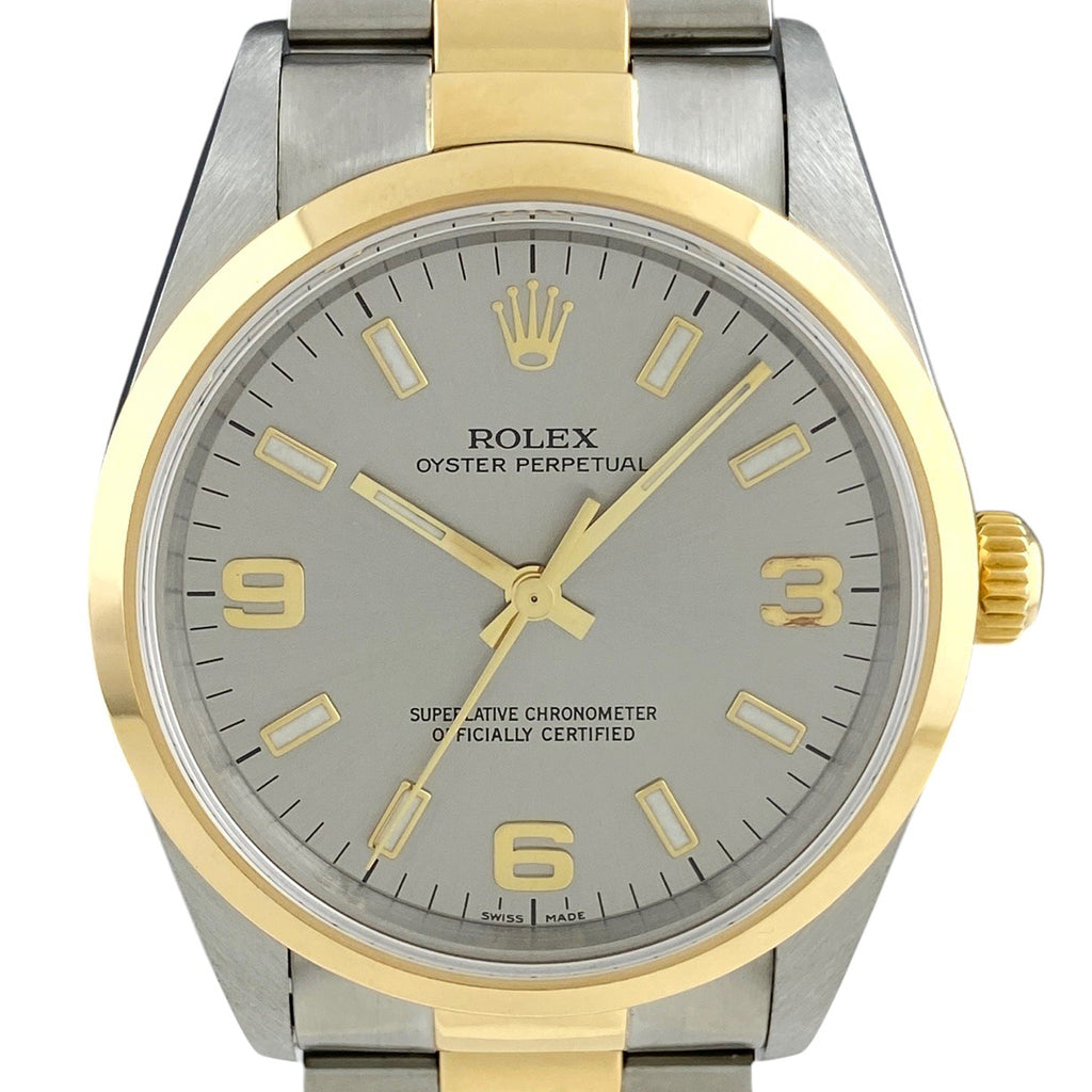 ボーイズ 腕時計 ロレックス オイスターパーペチュアル 14203M SS YG 自動巻き 中古 wtcbb