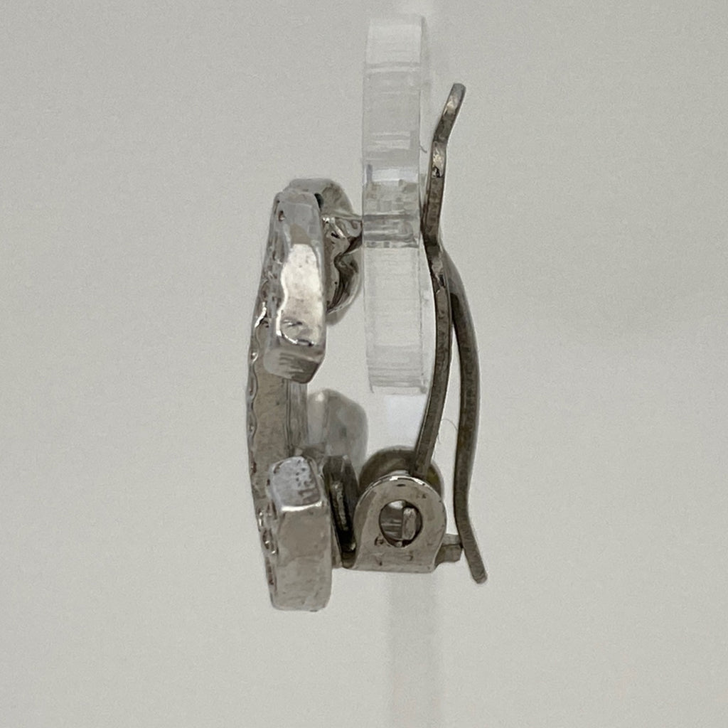 【最終値引き】 シャネル ココマーク イヤリング シルバーメッキ シルバー レディース 【中古】 bracc