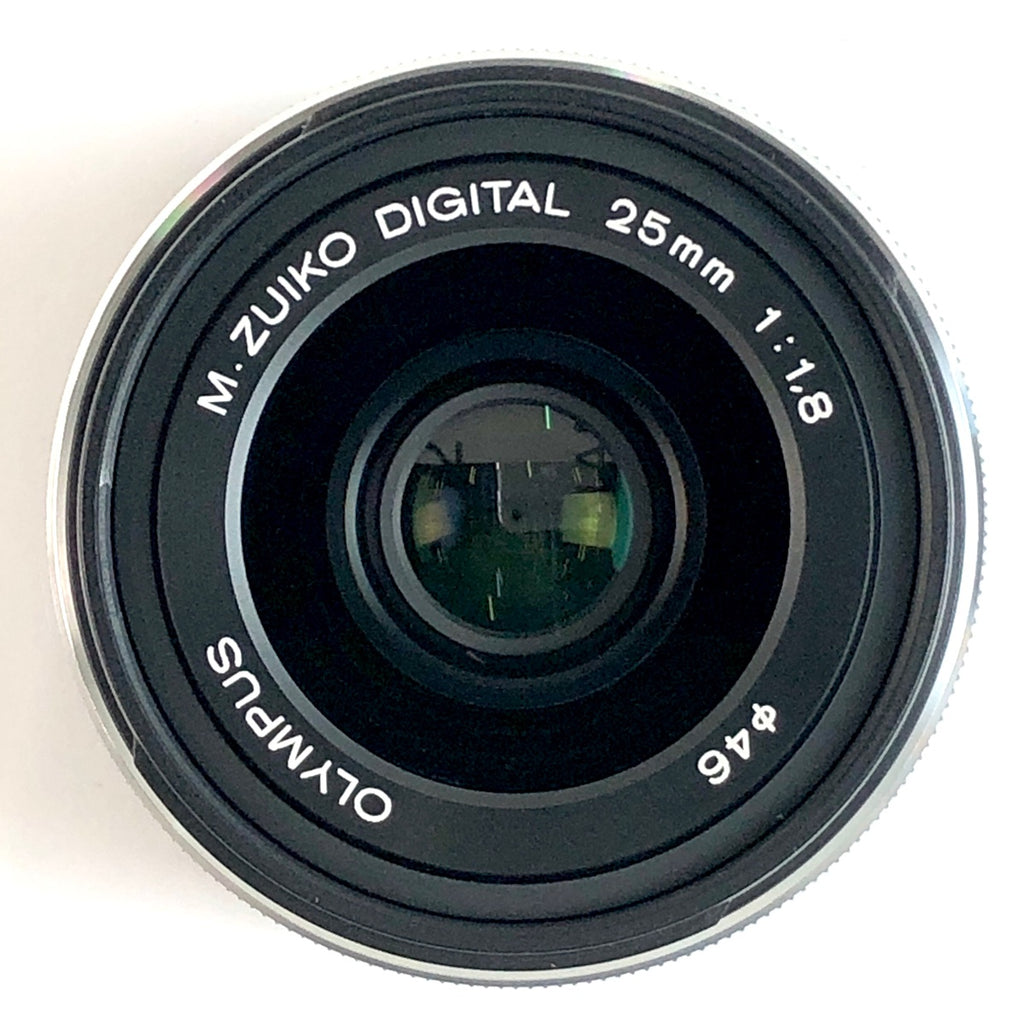 オリンパス OLYMPUS M.ZUIKO DIGITAL 25mm F1.8 シルバー 一眼カメラ用レンズ（オートフォーカス） 【中古】