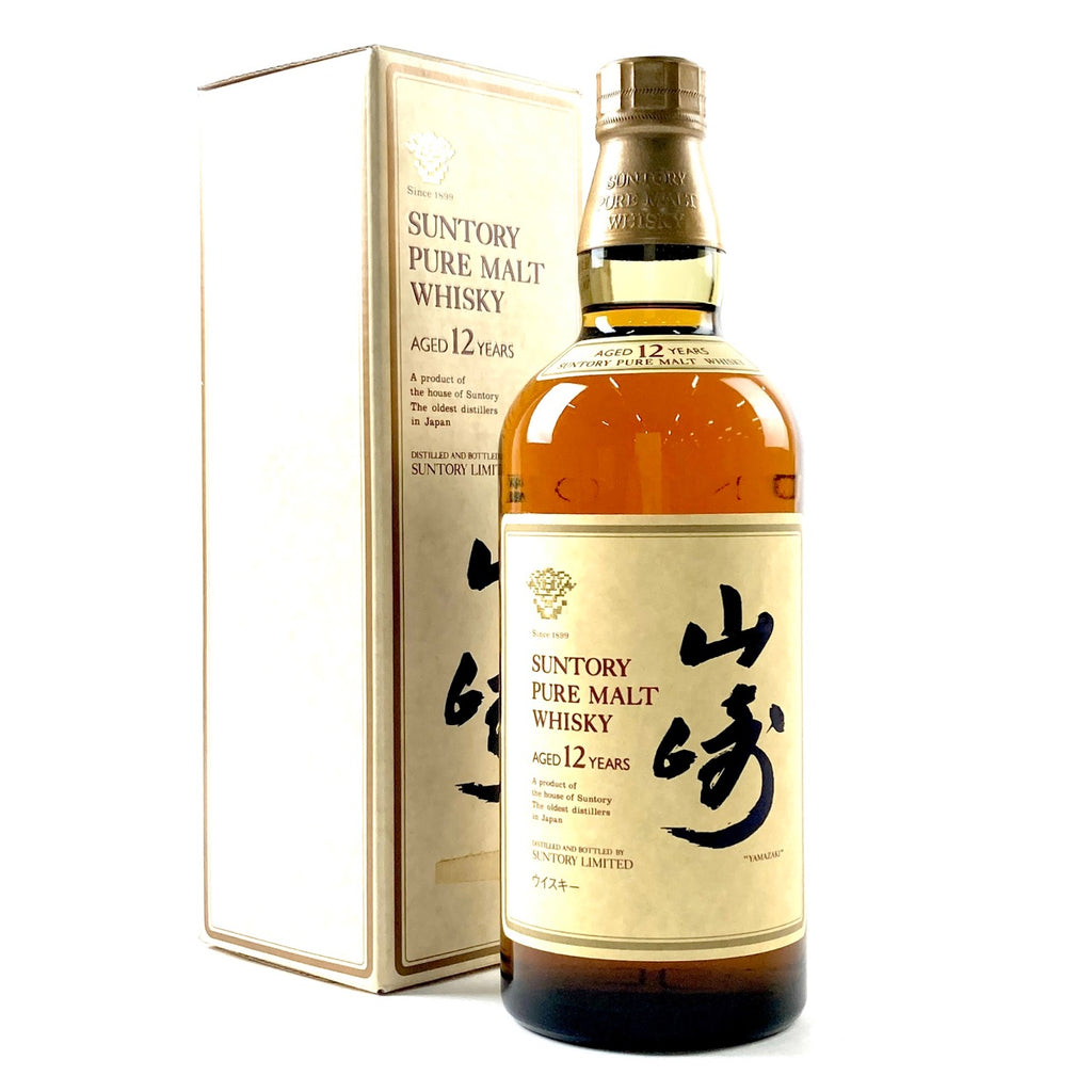 【東京都内限定お届け】サントリー SUNTORY 山崎 12年 ピュアモルト 華 750ml 国産ウイスキー 【古酒】