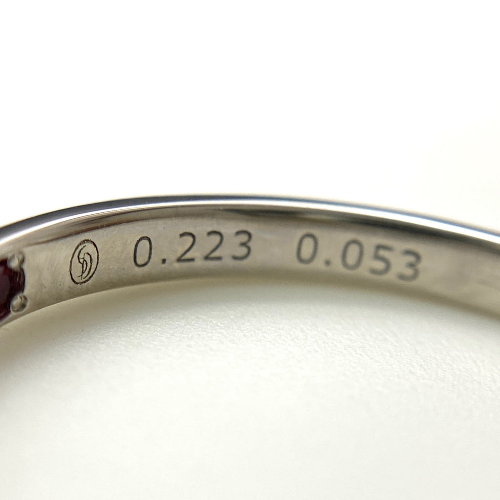 ダイヤモンド デザインリング プラチナ 指輪 メレダイヤ リング 10.5号 Pt950 ダイヤモンド レディース 【中古】nbjwl