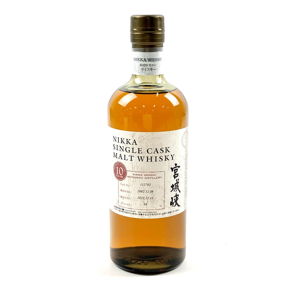 【東京都内限定お届け】ニッカ NIKKA 宮城峡 10年 2002-2012 750ml 国産ウイスキー 【古酒】